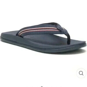 Chaco Chillos Flip Flop Lightweight Contour Arch Support Sadie Navy Blue…